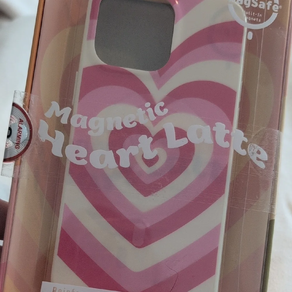 MVMT Heart Latte iPhone 14 Pro Max Case - Pink